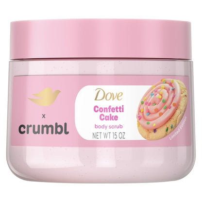 Dove x Crumbl Confetti Cake Exfoliating Body Scrub