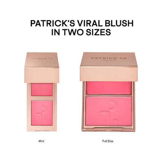 PATRICK TA  Major Headlines Double-Take Crème & Powder Blush Duo